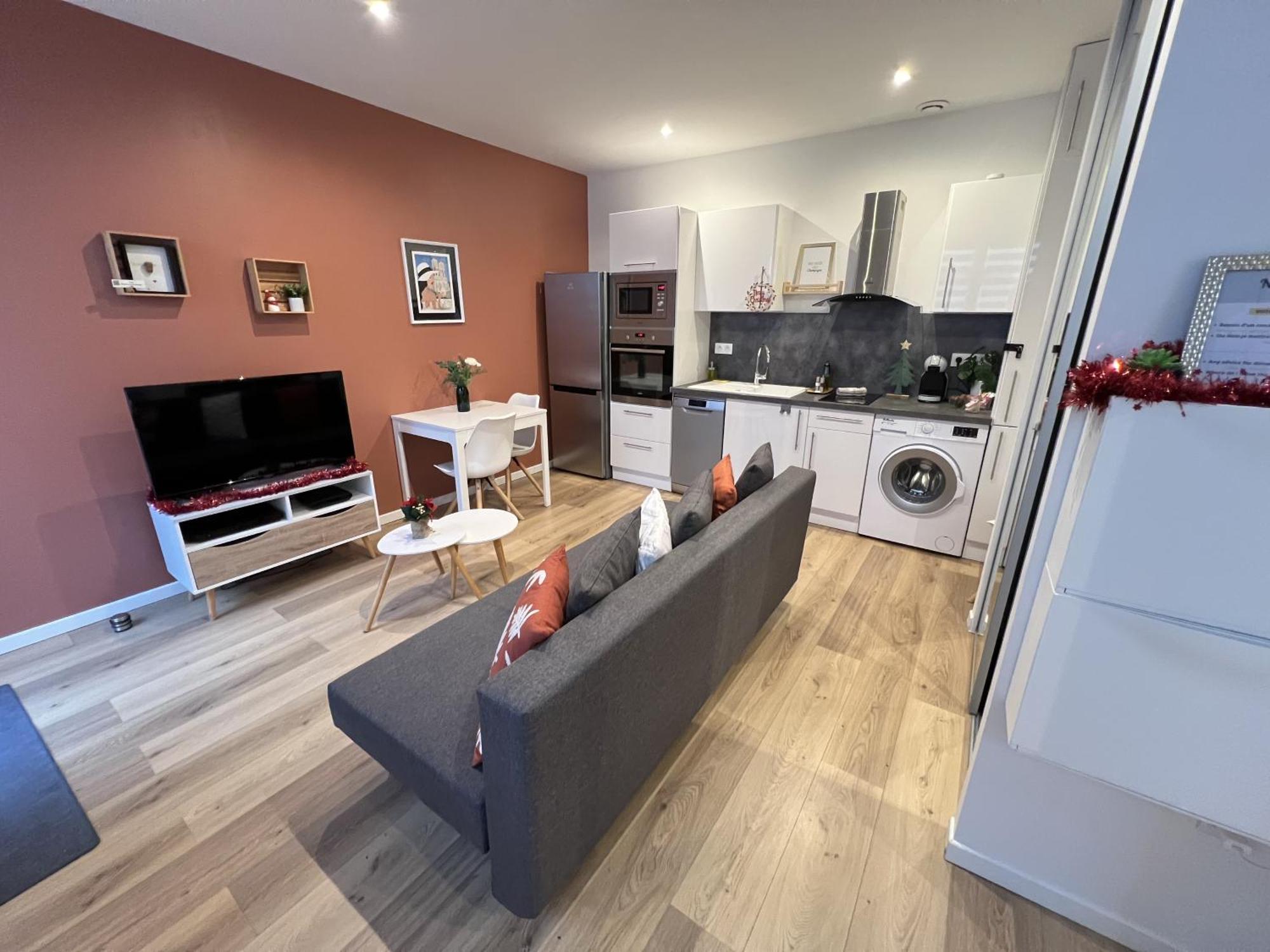Le Remois - Charmant T2 - Renove - Parking - Cour Privative - Wifi Реймс Экстерьер фото